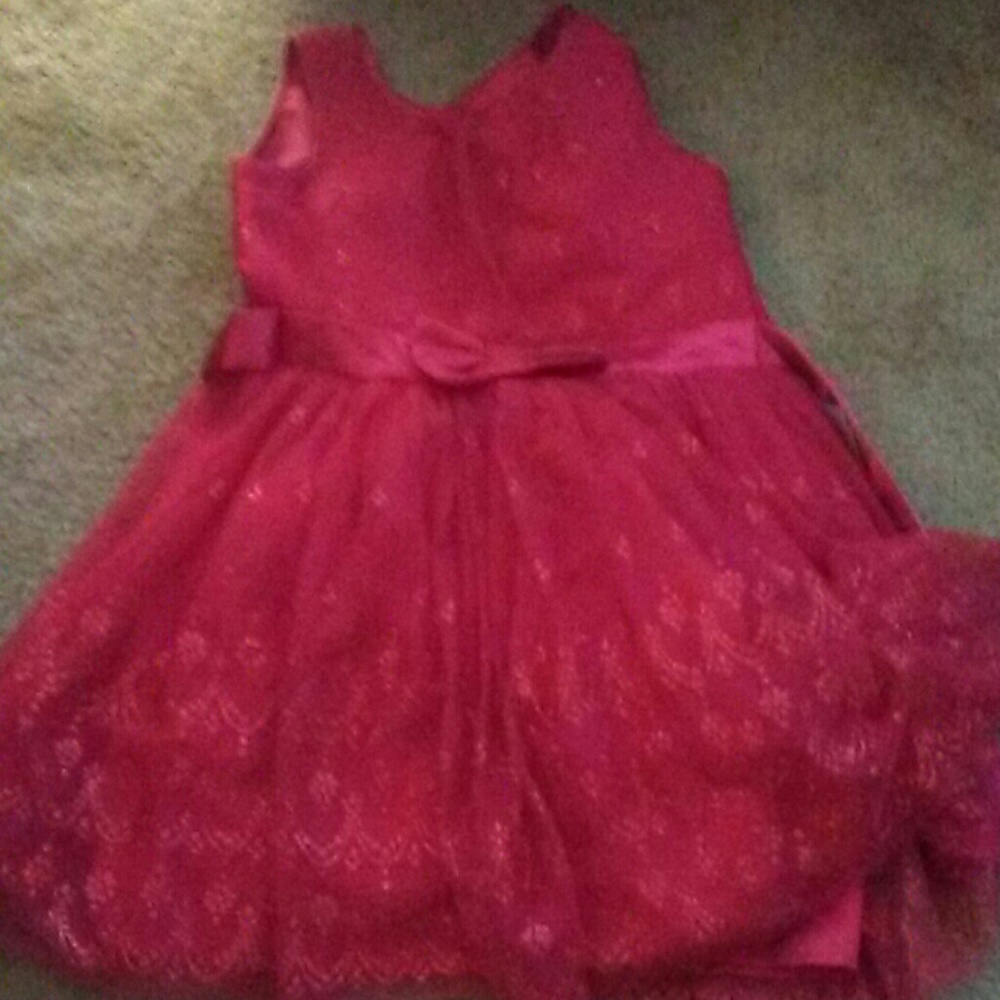 Rose dress and is red